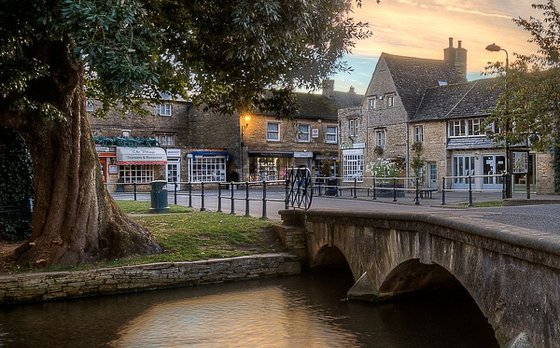 Bourton at Dawn Photographic Print