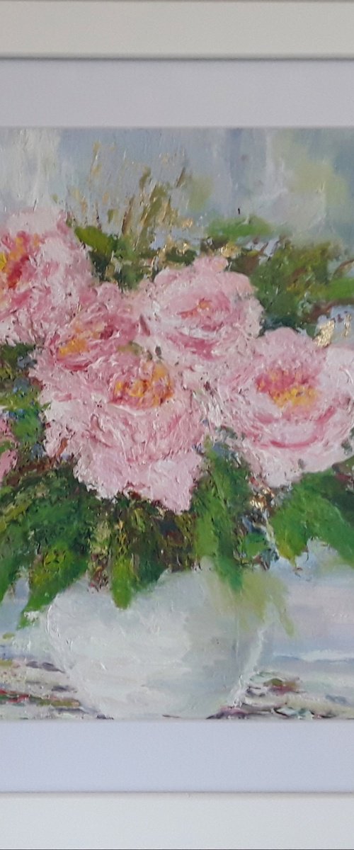 The Pink Rose's by Therese O'Keeffe