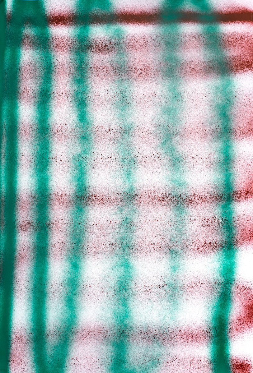 Geometric Abstract Acrylic Painting By Evgenia Makarova, 28 X 39, Abstract Eseic1, Original Artwork