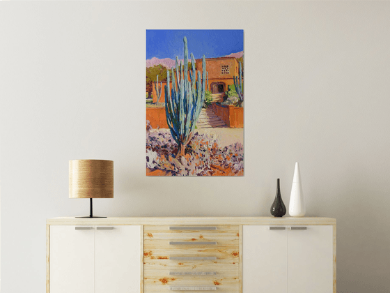 Cactus and House