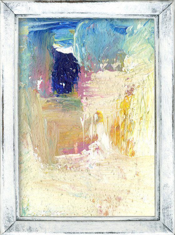 Magic Dreams 2 - Framed Abstract Painting by Kathy Morton Stanion