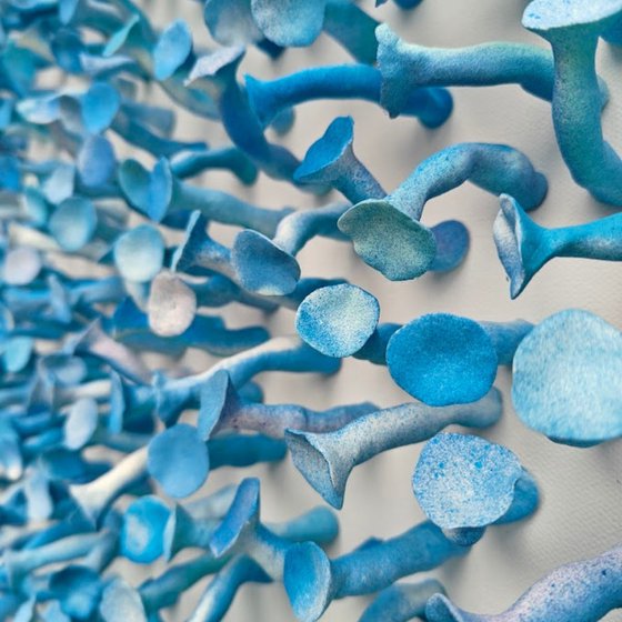 Connection, blue #26 (36"x36")