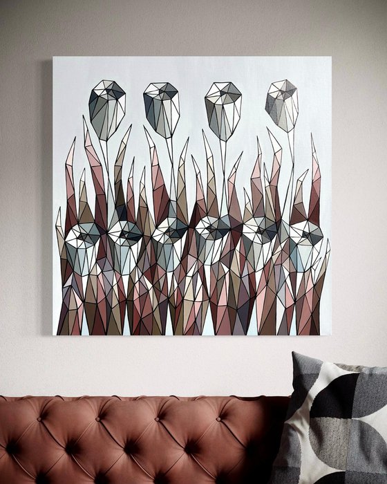 CRYSTAL BLUE FLOWERS