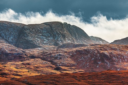 Derryveagh Mountains in County Donegal, Ireland - Landscape Art Photo by Peter Zelei