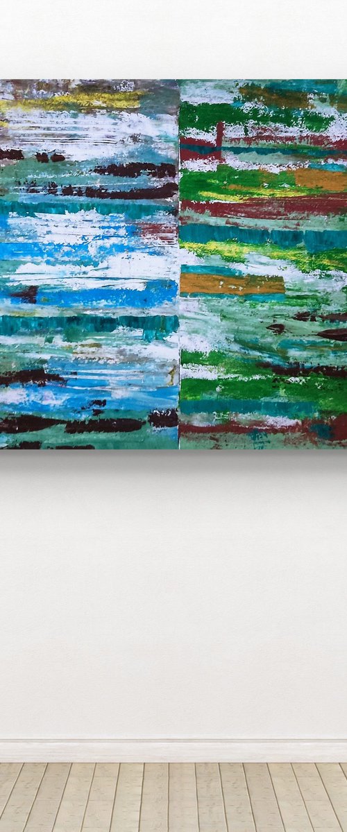 Visual Resonance of Colour Soundwaves/08 by Kristina Markauskaite