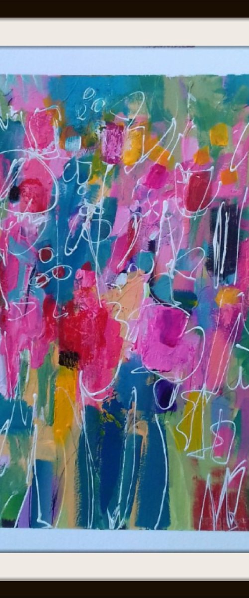 Abstract Floral VII by Jan Rippingham