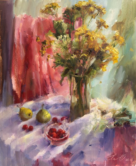 Yellow wildflowers