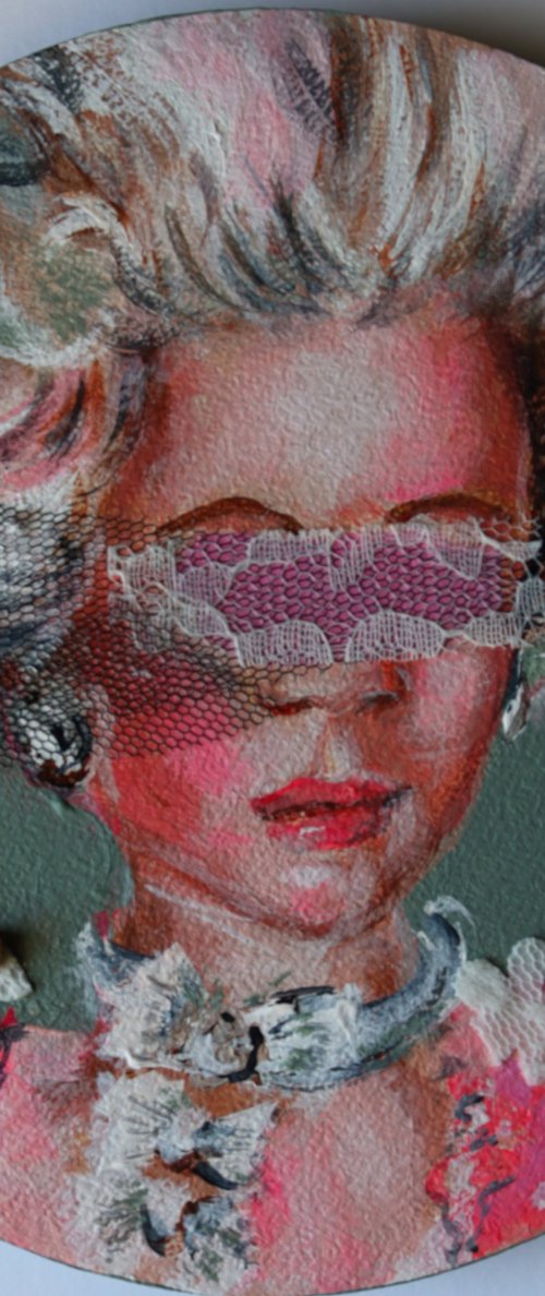 Masked in Pink by Antigoni Tziora