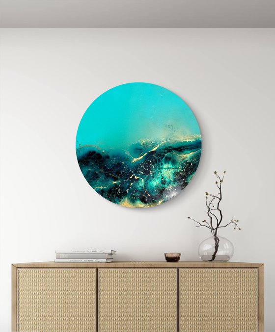 Golden Halo, Blue Depth #3