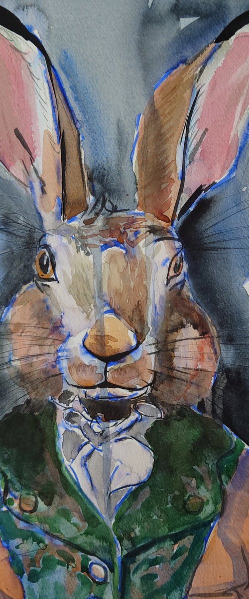 Mr. Hare's Sunday Best by Nerijus Kisielius