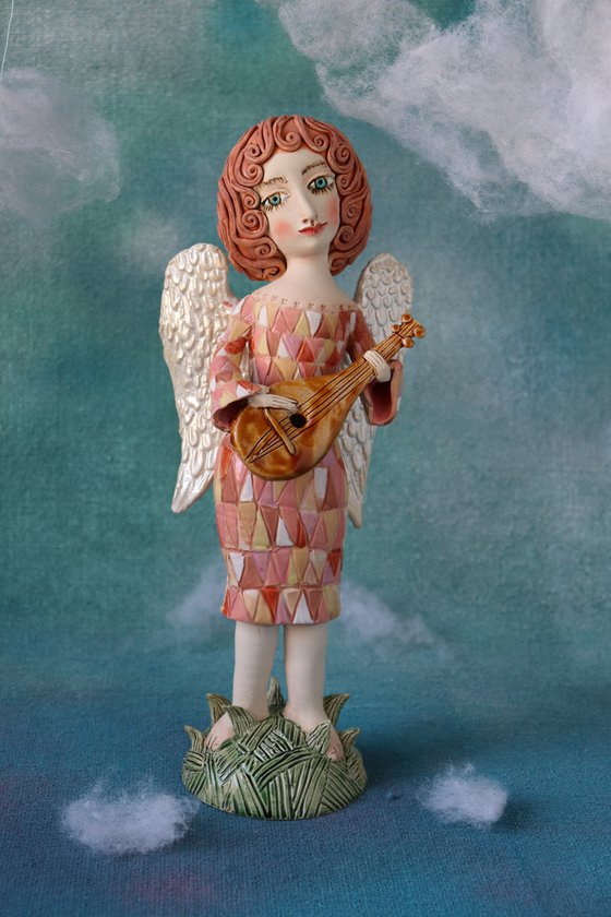 Song of the angels II. OOAK sculpture.