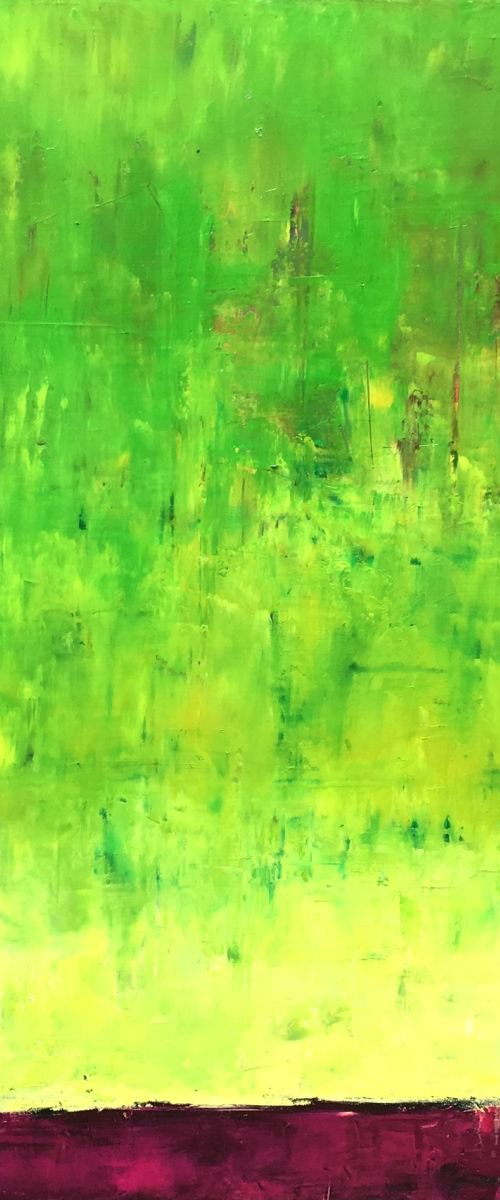 Myddelton Gardens - Large Oil Painting by Angela  Dierks