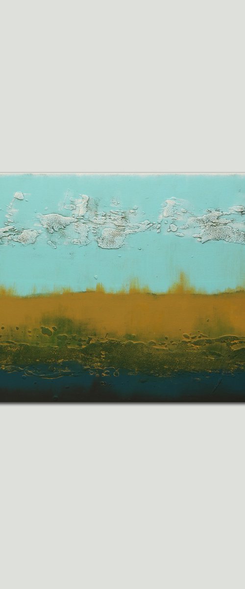 Landscape in Turquoise XL by Ronald Hunter