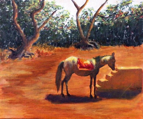 Horse in Matheran by Uma  Krishnamoorthy