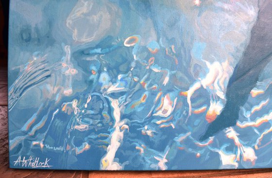 A Dream of Summer - Large Swimming Painting