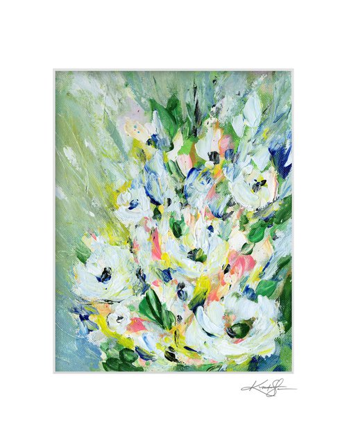 Floral Fall 45 - Flower Painting by Kathy Morton Stanion by Kathy Morton Stanion