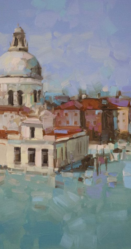 Venice  Original oil painting  Handmade artwork One of a kind by Vahe Yeremyan