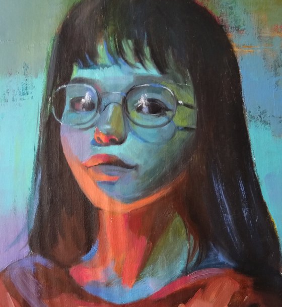 The Girl with Glasses