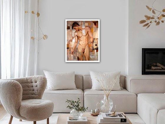 ABSTRACT MALE NUDE