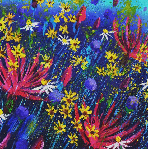 Summer Wild pink flowers flowers -7725