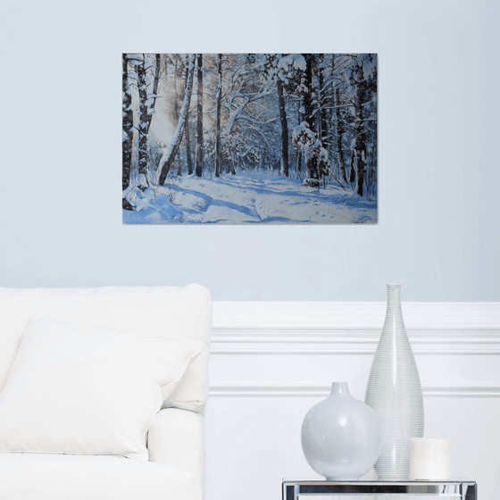 Landscape Painting Winter