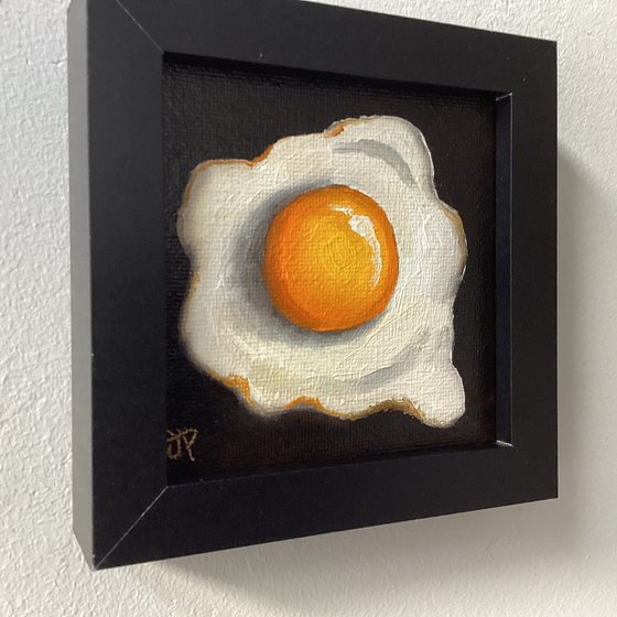 Little fried egg still life