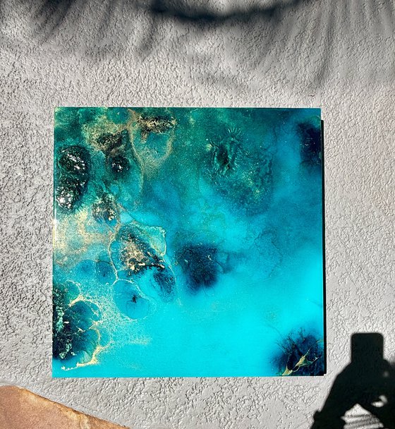 Golden Halo, Blue Depth #5