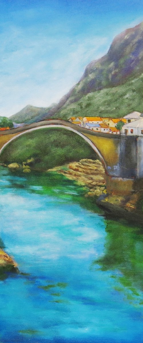 Mostar Bridge by Maureen Greenwood
