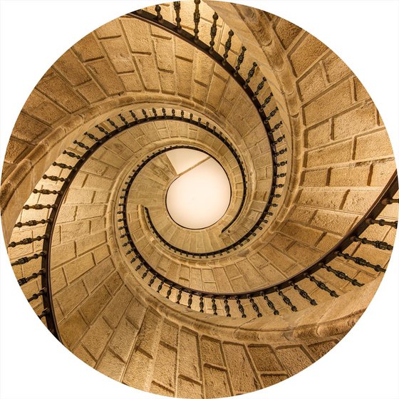 Spiral Stairs (Round, Large, Mounted)