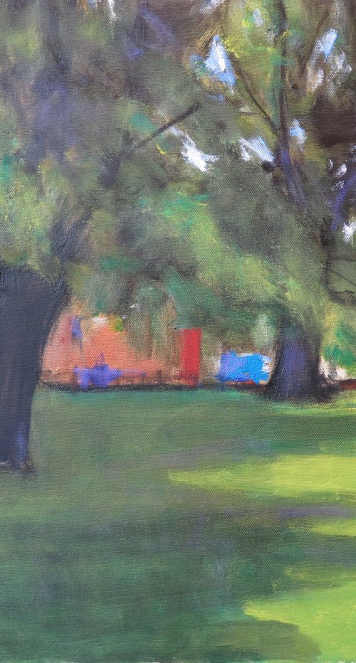 York Church Yard by Malcolm Ludvigsen