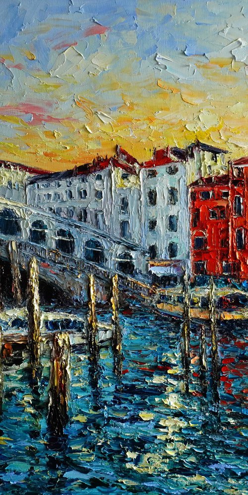 Rialto Bridge, Venice by Haykuhi Khachatryan