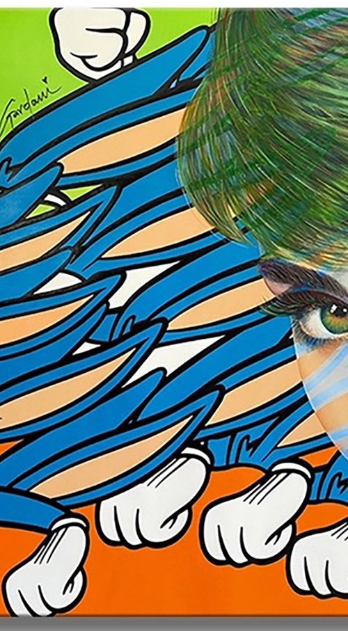 Chasing Audrey Hepburn by Gardani Art