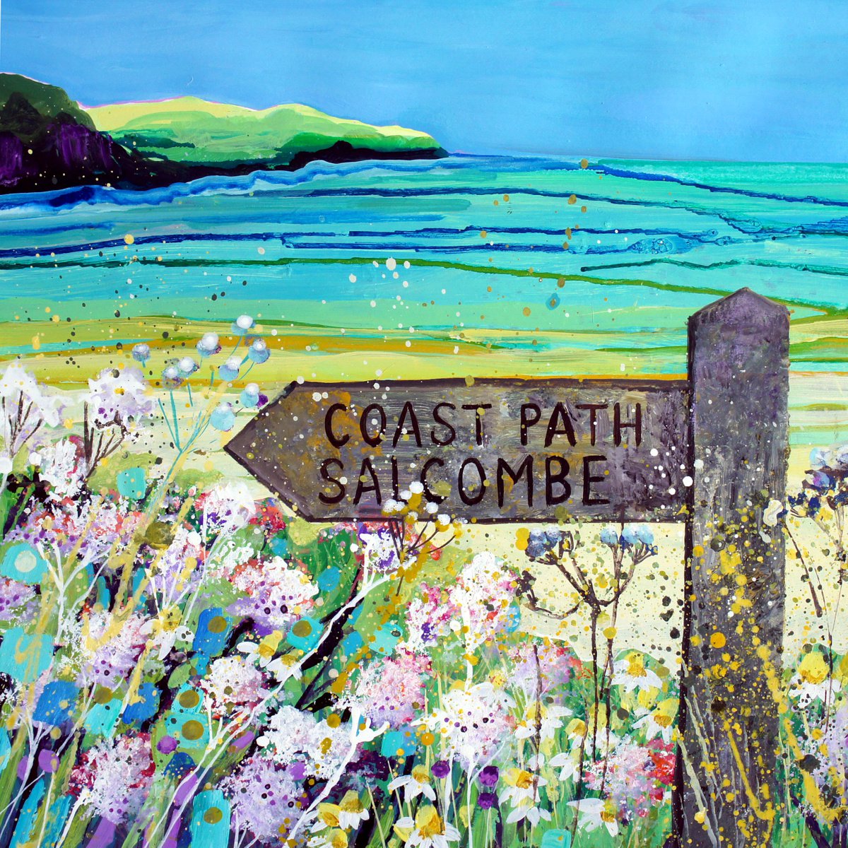 Salcombe - Coast Path by Julia Rigby