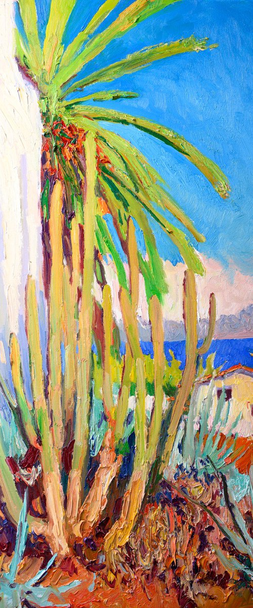 Palm, Cactus and The Ocean by Suren Nersisyan