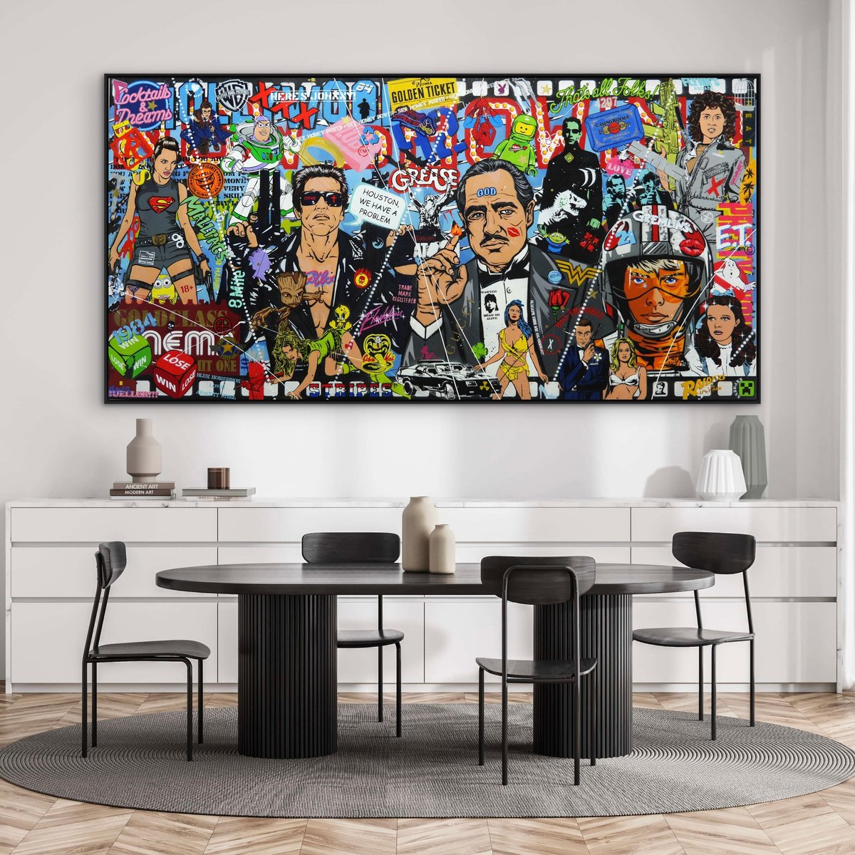 Urban And Pop Painting , The Golden Ticket By Franko, 94 X 47, Artwork For Sale On Artfinder