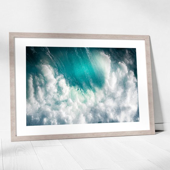 Abstract Seascape Large  - Rush - Aerial Photography