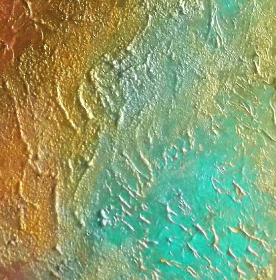 'Escape' - Textured abstract painting, original art