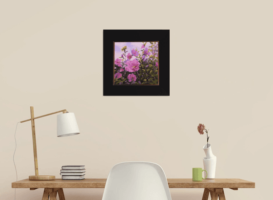 Purple Rose of Sharon Blossoms