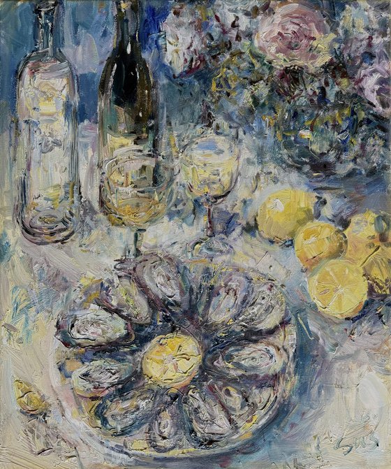 Still life with oysters