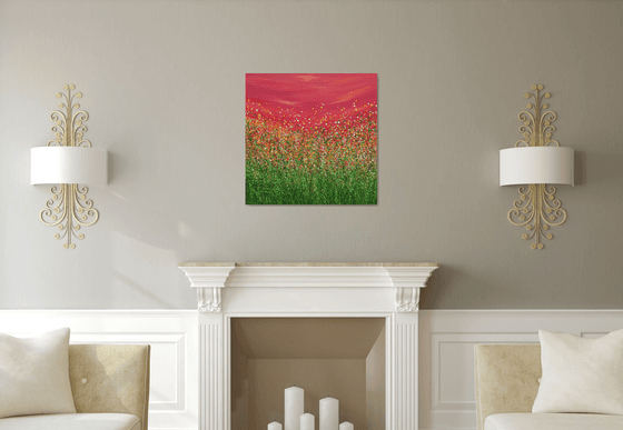 Popping Red Sky Meadows