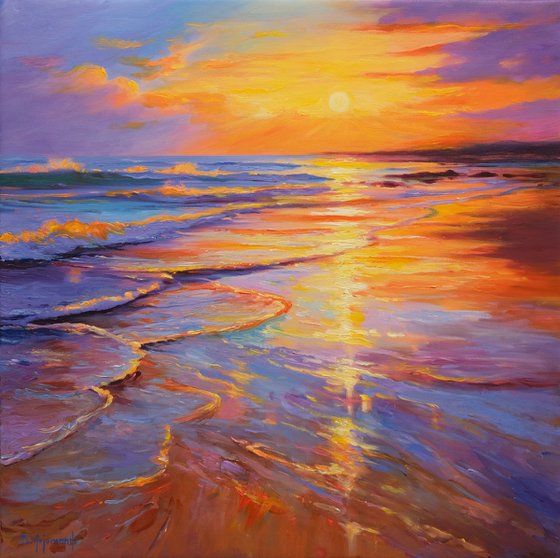 Emotional Sunset Seascape