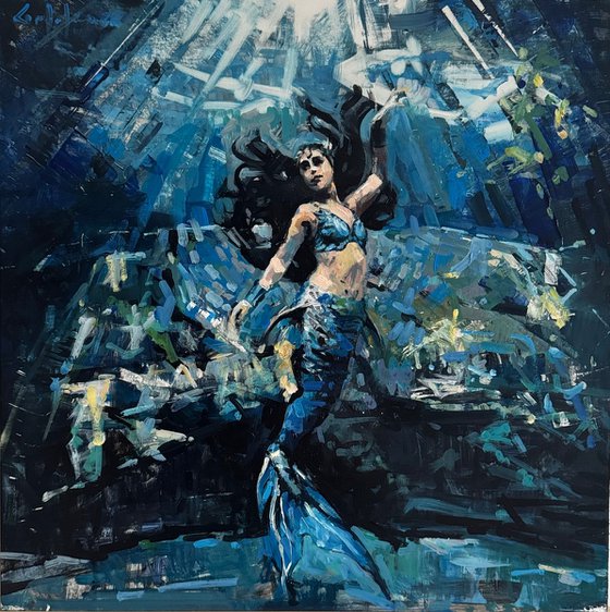 Kissing underwater
