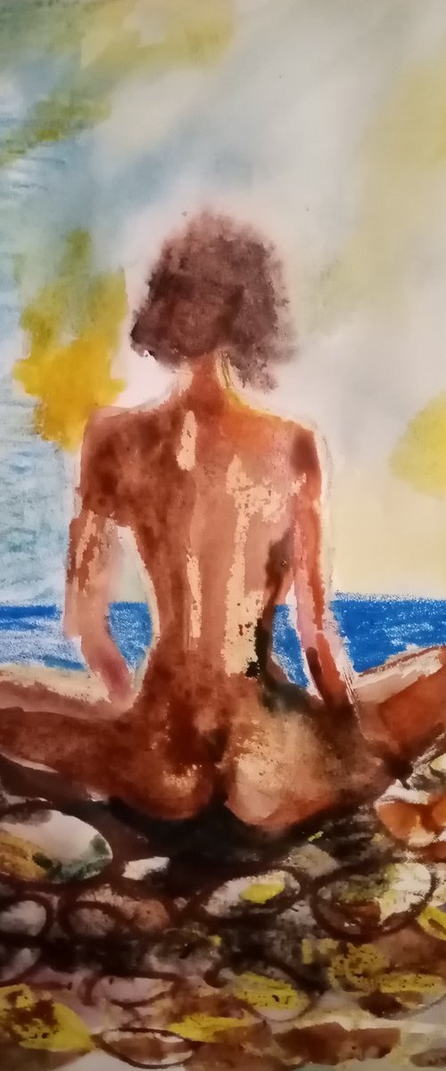 The Yoga morning by Oxana Raduga