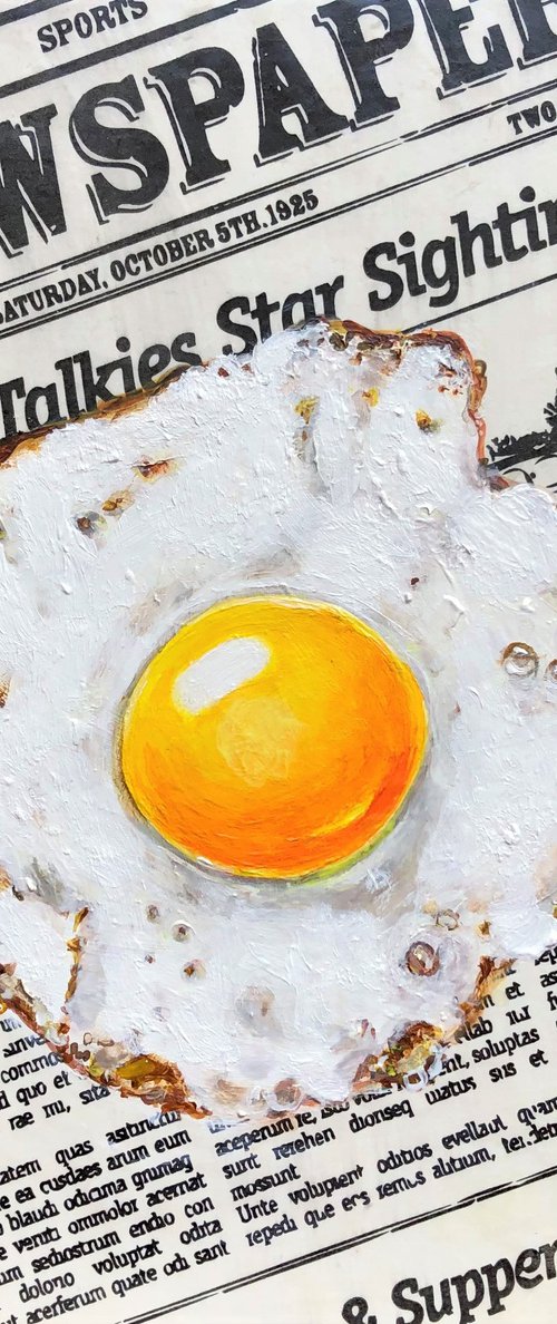 Fried egg by Lena Smirnova