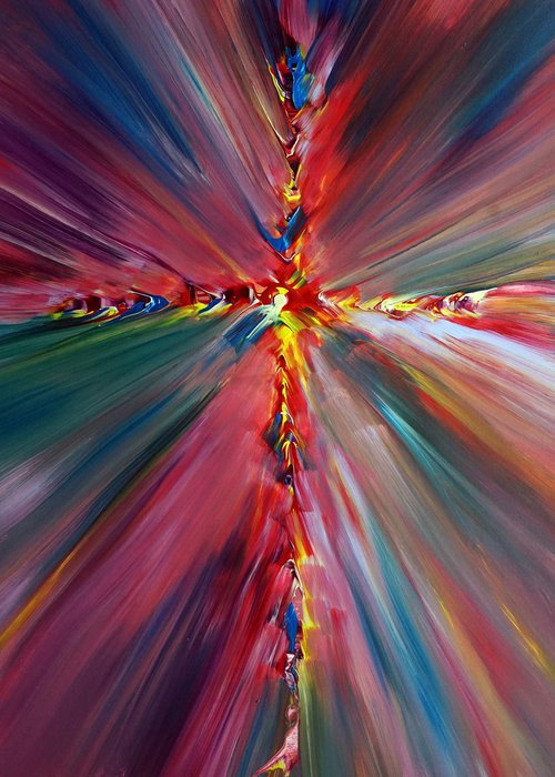 Multi Color Cross-Examination Explosion 03 by Richard Vloemans
