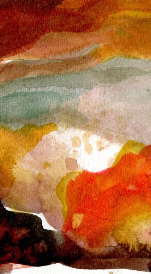 Abstract landscape 7. by Simon Tünde