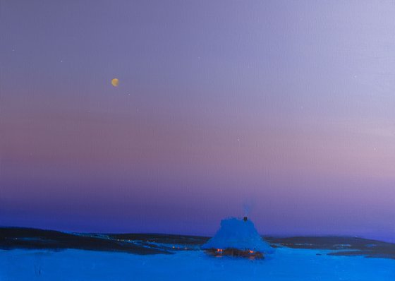 Serene Winter Evening