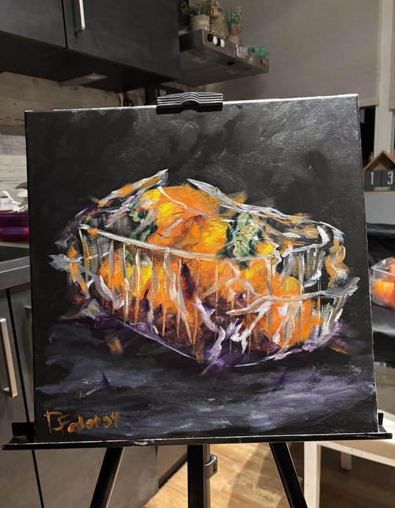 Persimmons in Plastic