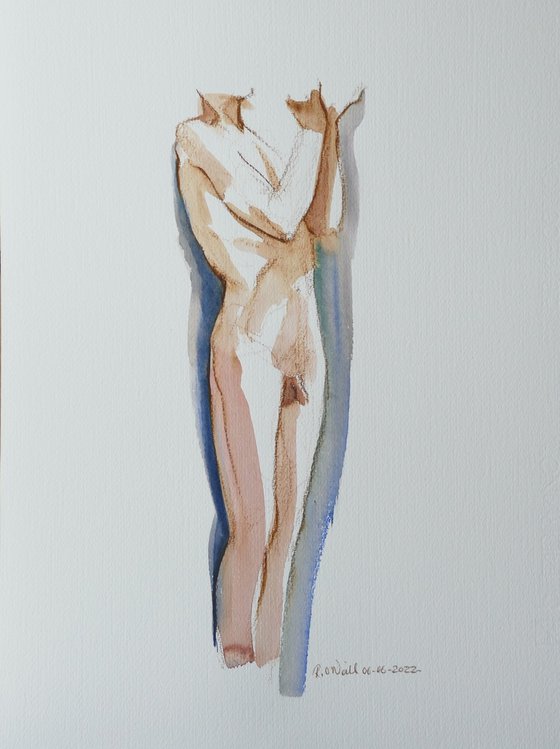 Standing Male nude