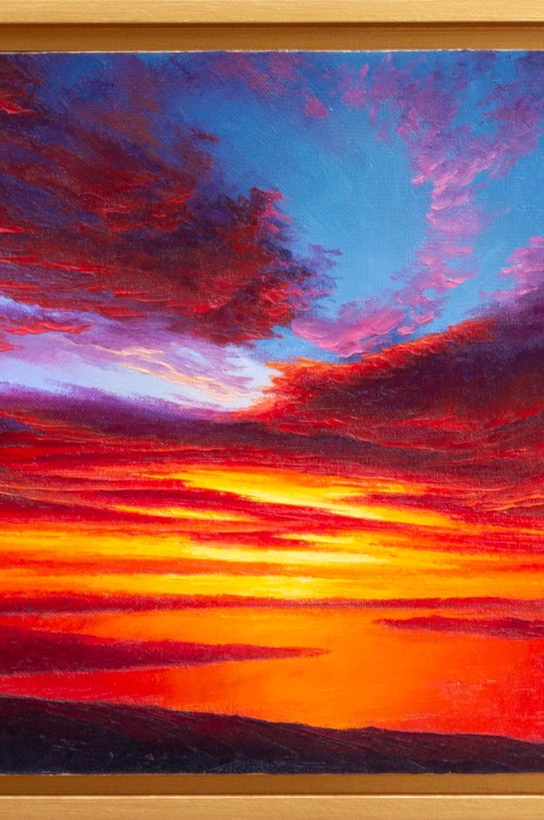 MAGENTA SUNSET by Oleksii Vylusk